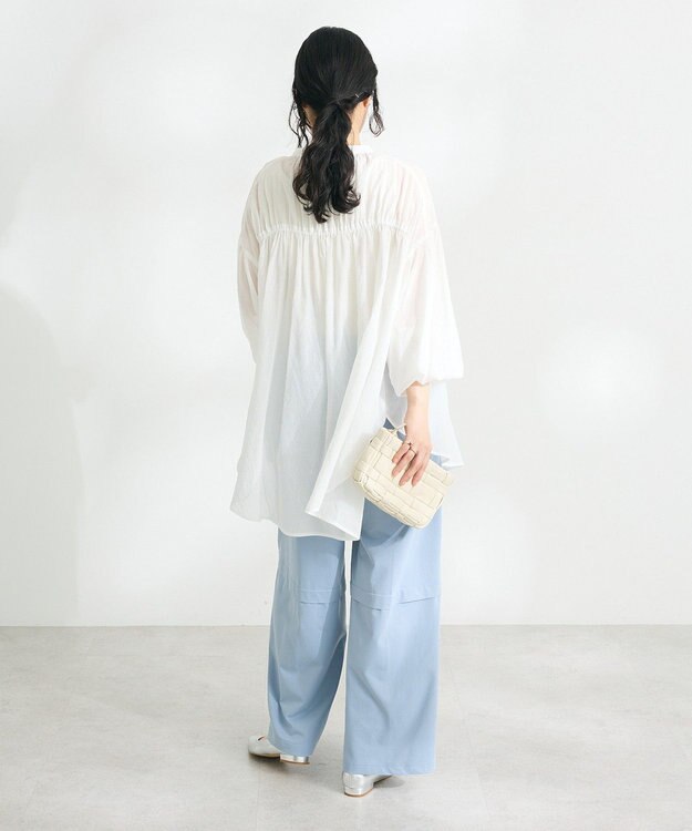 CRAFT STANDARD BOUTIQUE ヴィンテージボイルシャーリングチュニック White