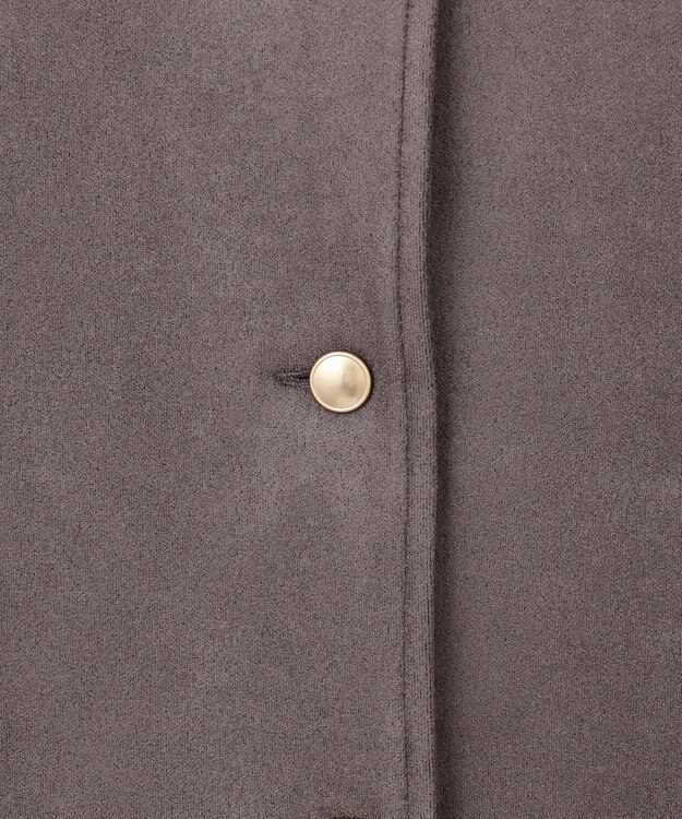 J.PRESS LADIES L 【洗える】スエードダンボール  ジャケット ブラウン系