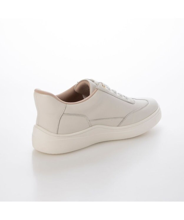 ing <ing>ハンズフリーレースアップスニーカー ホワイト