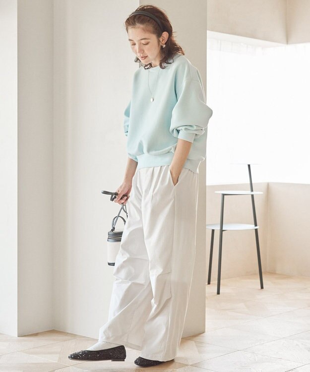 AMERICAN HOLIC タックスリーブポンチプルオーバー Sax