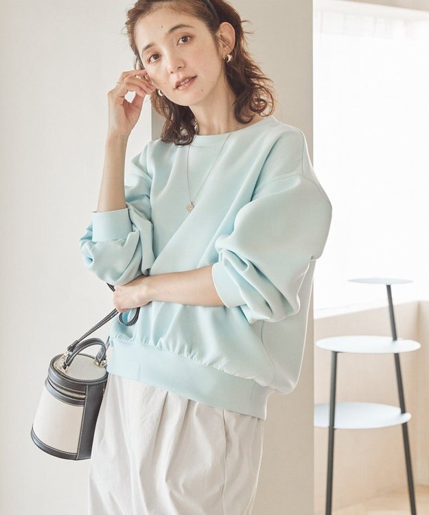 AMERICAN HOLIC タックスリーブポンチプルオーバー Sax