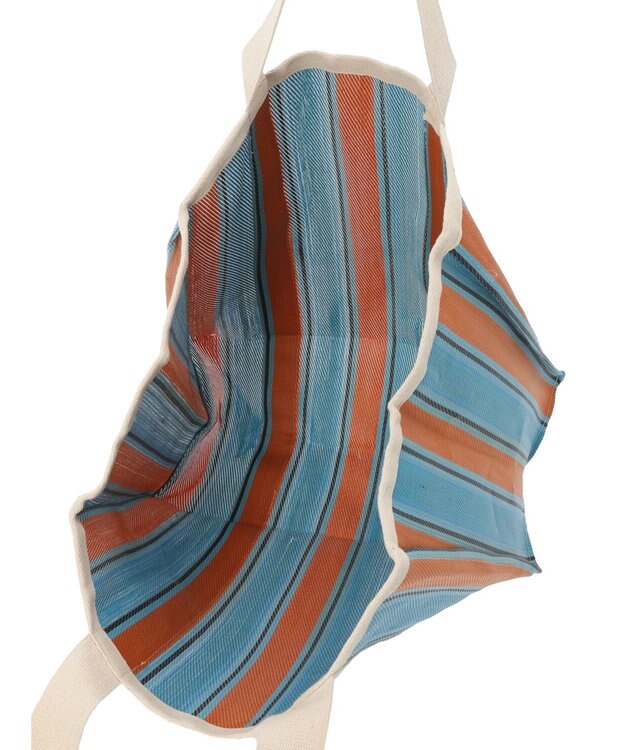 Green Parks ・ストライプカラートート Blue