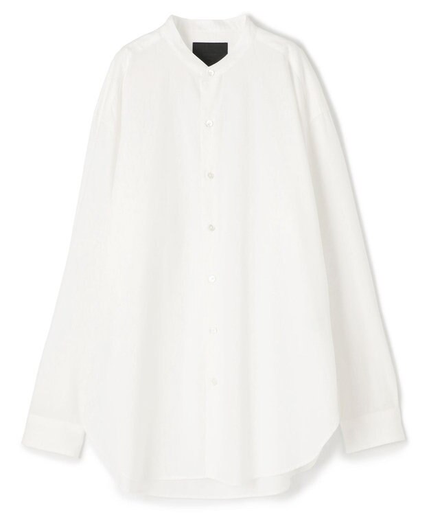 JOSEPH HOMME 【HIGH GRADE LINE】コットンポプリン　バンドカラーシャツ ホワイト系