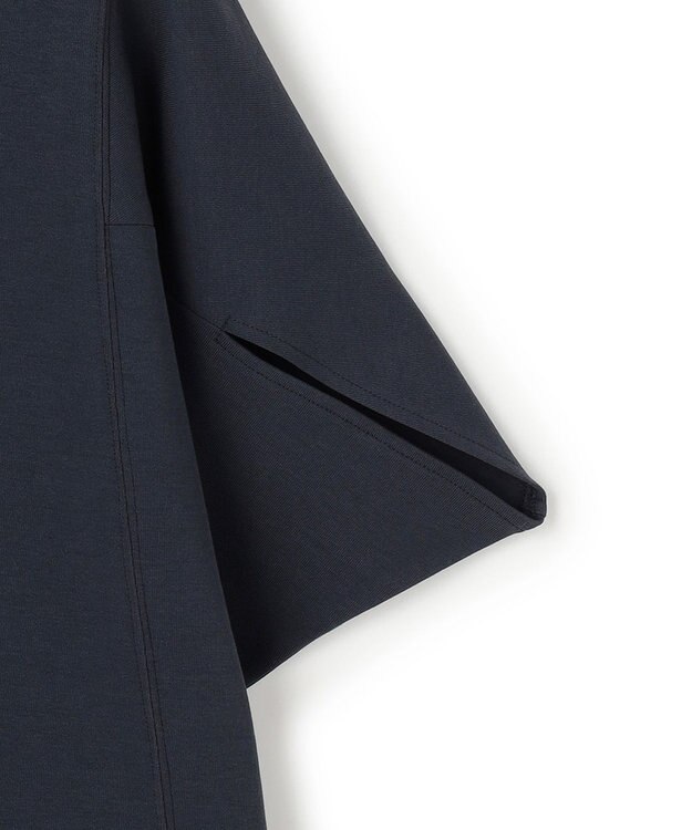 23区 【SLOW/一部店舗限定】ライトダンボール ドロストデザイン カットソー グレイッシュネイビー