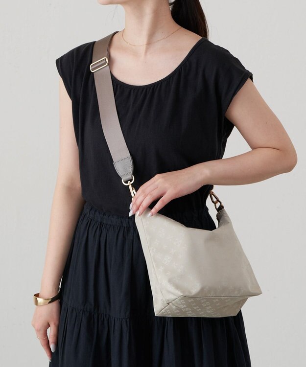 russet アレンジショルダーベルト【ナイロンテープ】(CE-1145) Gray