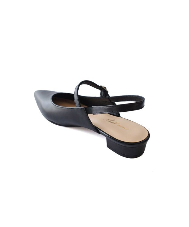 Pointer 日本製 本革ベルト付きミュール ブラック