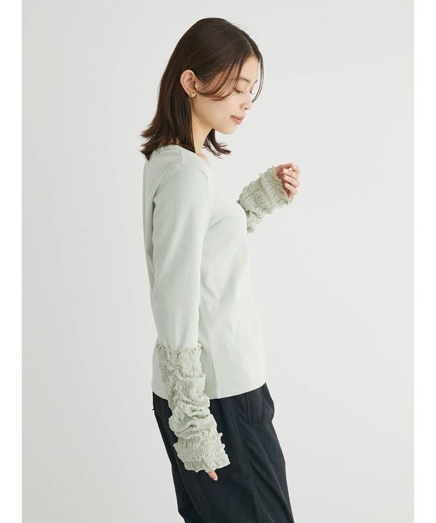 Green Parks ・ＳＵＧＡＲ　ＳＰＯＯＮ　チュールキリカエロンＴＥＥ Light Green