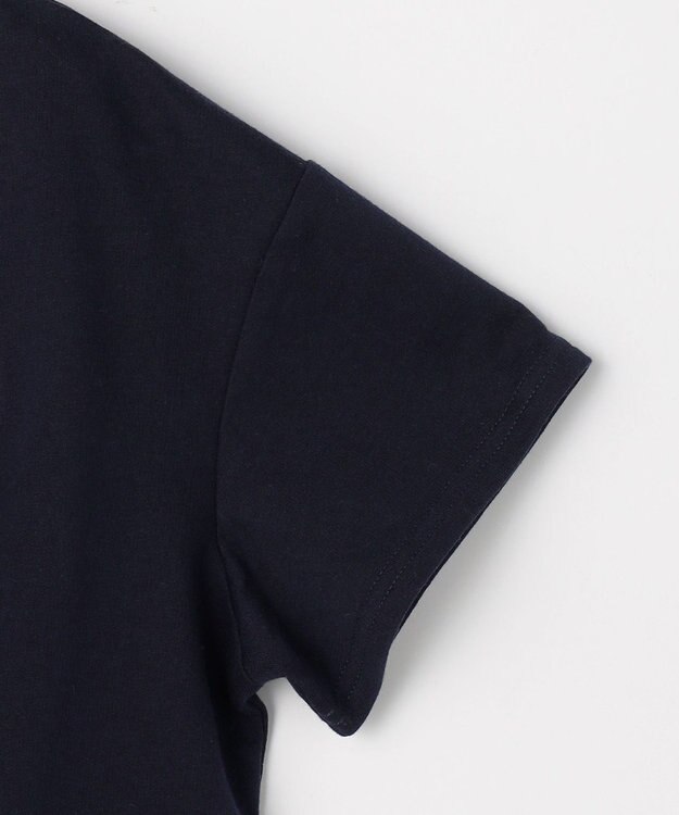 ANY KIDS 【洗濯機可能/吸汗速乾】ドライタッチ ショート丈ポロシャツ ネイビー