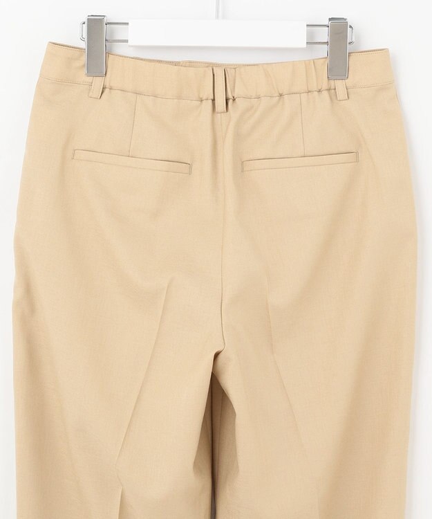 J.PRESS LADIES 【洗える・UVケア・速乾】OXIJEWELストレッチ テーパード パンツ キャメル系