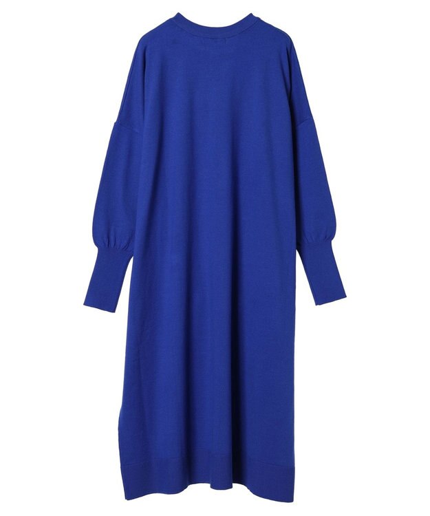Green Parks オーバーサイズニットワンピース Blue