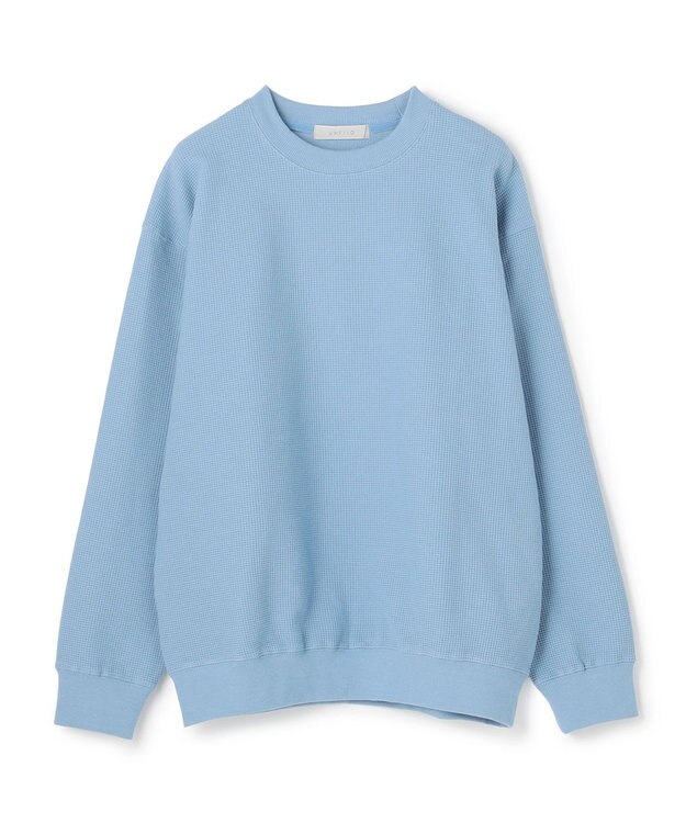 UNFILO MENS 【男女兼用】3シーズンスウェット ワッフルTEE サックス