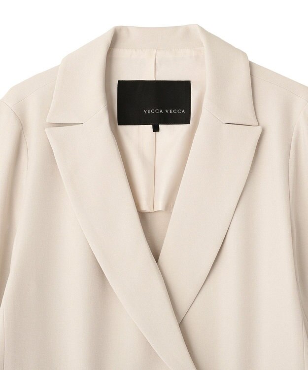 YECCA VECCA ダブルブレストジャケット Light Beige