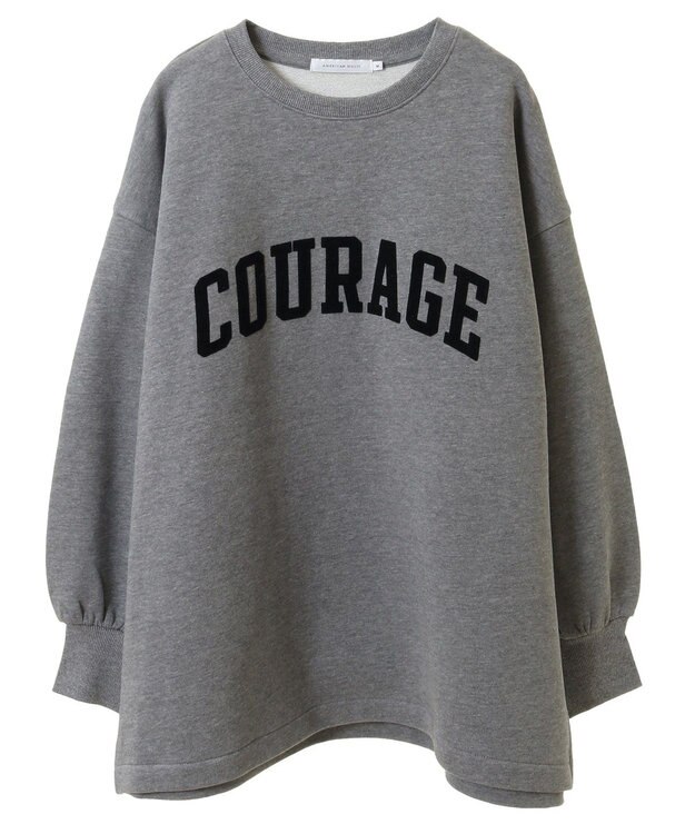 AMERICAN HOLIC ＣＯＹＲＡＧＥフロッキーロングスウェット3 Gray Mixture