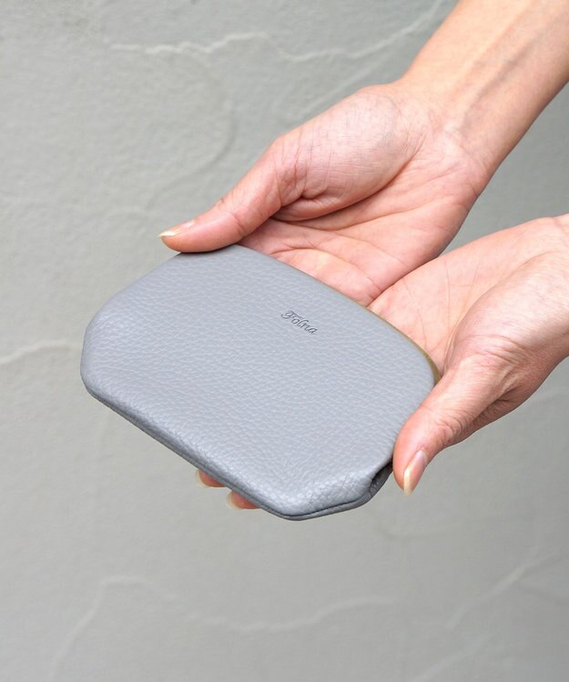 FOLNA RD ショート天溝がま口 財布 グレー