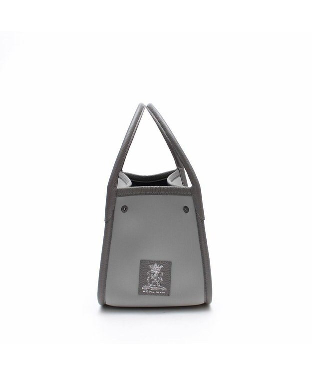 A.D.M.J. 【魔法の様に軽い】マジックライト/センターリボンベルボトムトートM グリス