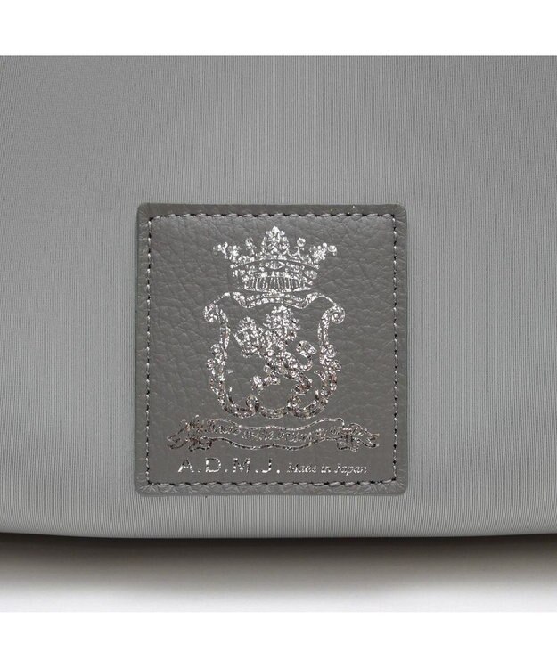 A.D.M.J. 【魔法の様に軽い】マジックライト/センターリボンベルボトムトートM グリス