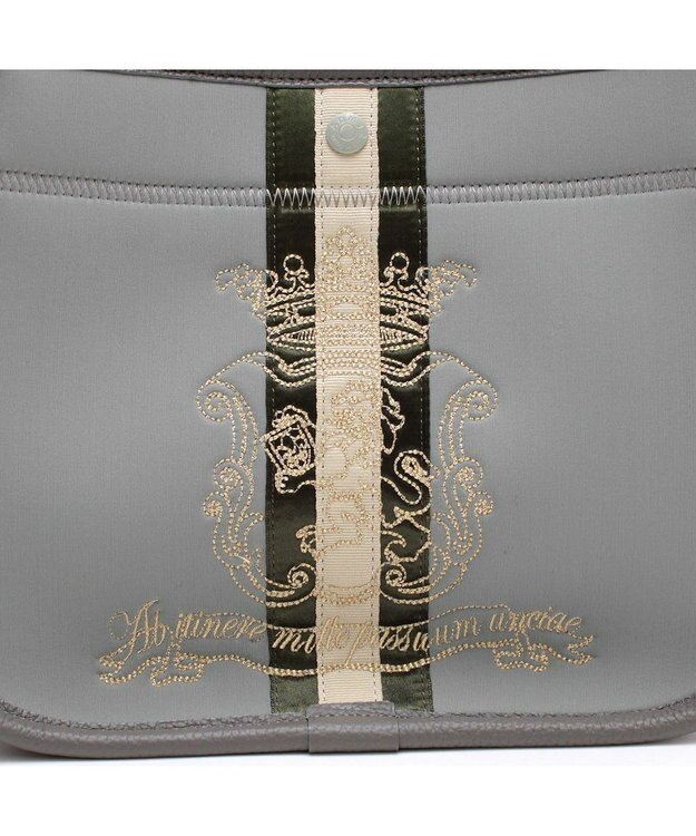 A.D.M.J. 【魔法の様に軽い】マジックライト/センターリボンベルボトムトートM グリス