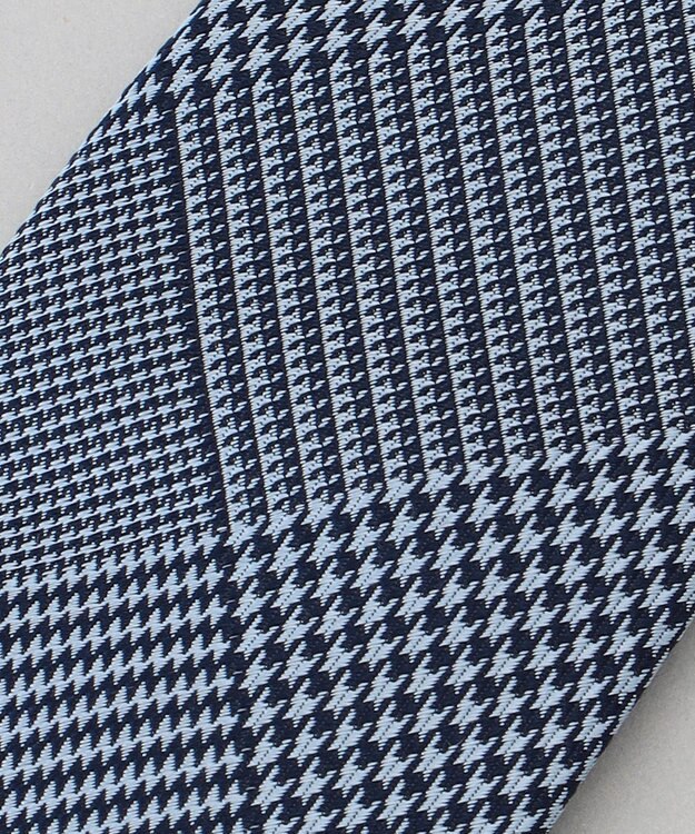 GOTAIRIKU GOTAIRIKU別注【日本製】シルク ネクタイ_チェック柄 サックスブルー系8