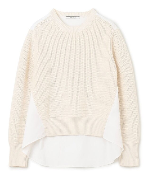 BEIGE， ROGER / ドッキングニット Ecru