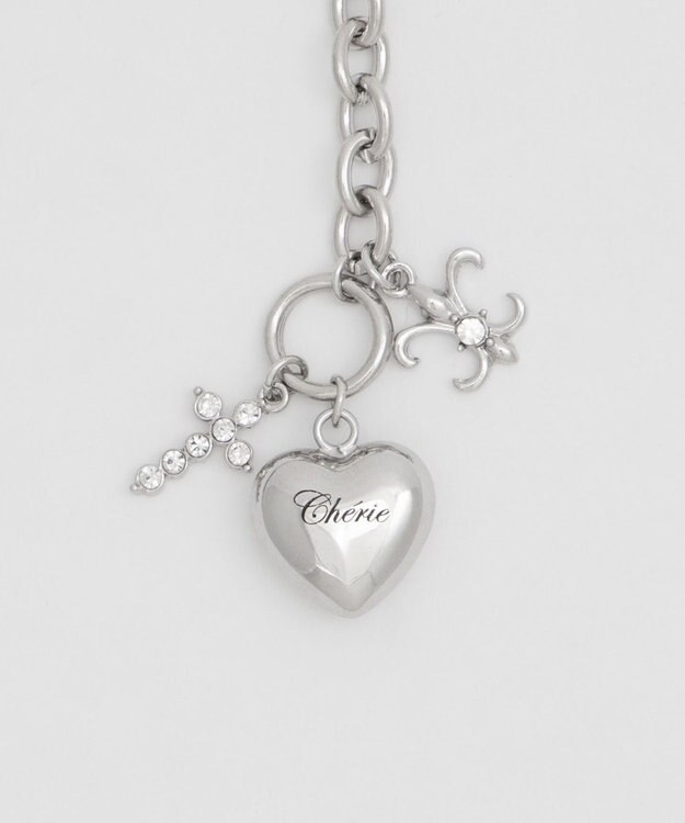 WEGO Lハートモチーフチャームネックレス 柄1