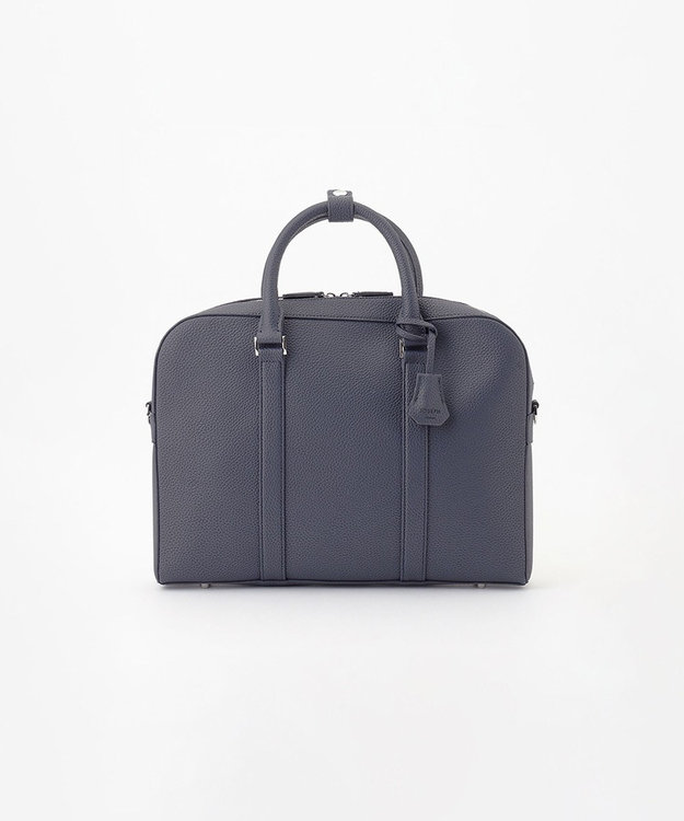 JOSEPH HOMME シンセティックシュリンクレザー  ブリーフバッグ ネイビー系