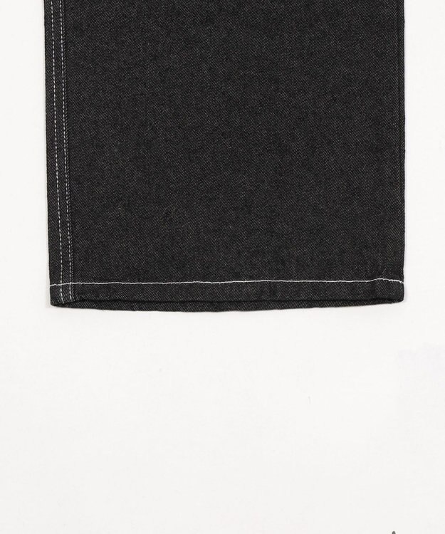 WEGO 【XS～Lサイズ展開/美脚】ストレートデニムパンツ デニムブラック