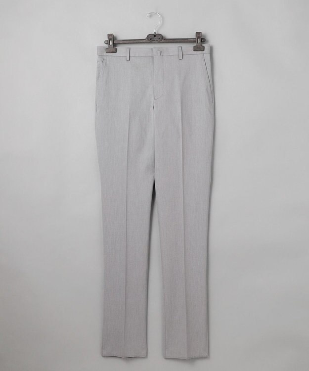 GOTAIRIKU 仕事で着られる綿パン【吸水速乾/ストレッチ/折り目加工】クールマックスコットンパンツ_ノータック（26年モデル） ライトグレー系