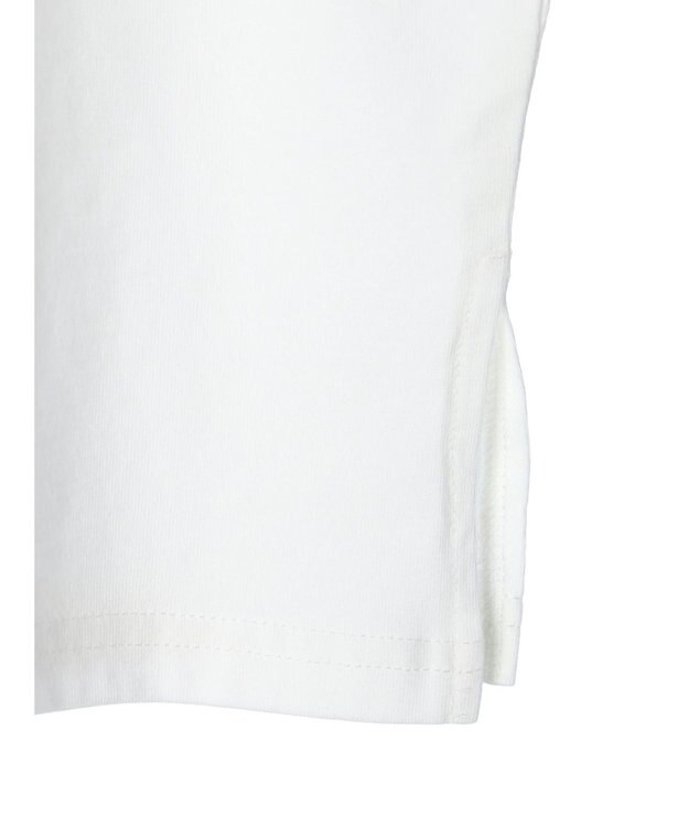 CRAFT STANDARD BOUTIQUE シルケット天竺　ロゴＰＴボトルネックＰＯ　５／Ｓ Off White