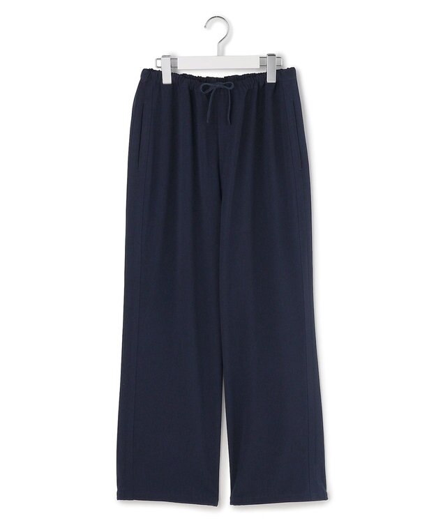 J.PRESS YORK STREET 【WOMEN】ジャージーライクツイル イージーパンツ ネイビー系