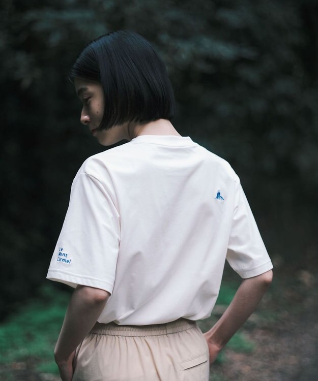 SHARE PARK LADIES 【UVカット・吸水速乾・ストレッチ・軽量 】フォトプリントTシャツ（S・Mサイズ） ホワイト系