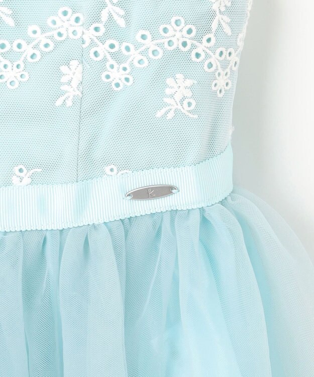 組曲 KIDS 【110-140㎝】ケープセット ドレス ミントグリーン