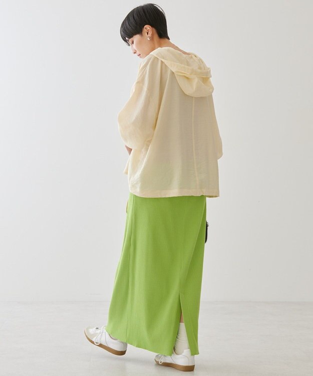 AMERICAN HOLIC 針抜きテレコタイトスカート Light Green