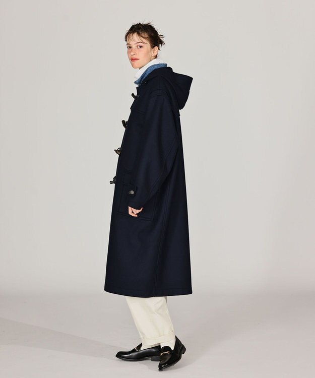 LENO DUFFEL COAT 《MONTGOMERY×LENO》《UNISEX》 ダッフルコート NAVY