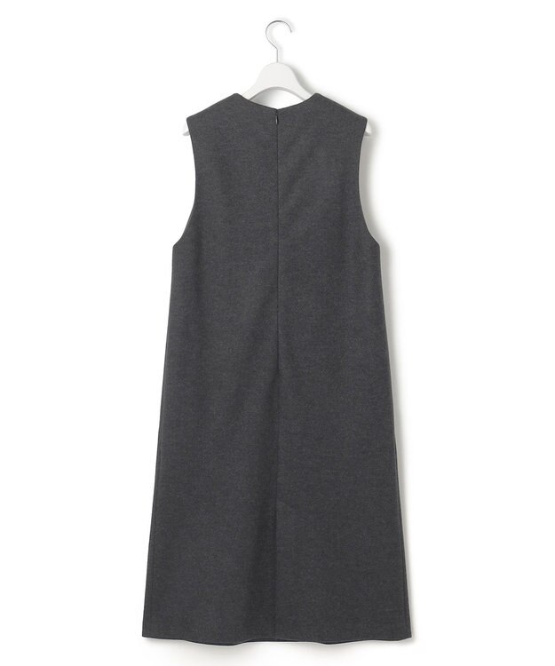 23区 S 【Sサイズ限定】ウールミルドジャージー ジャンパースカート グレー系