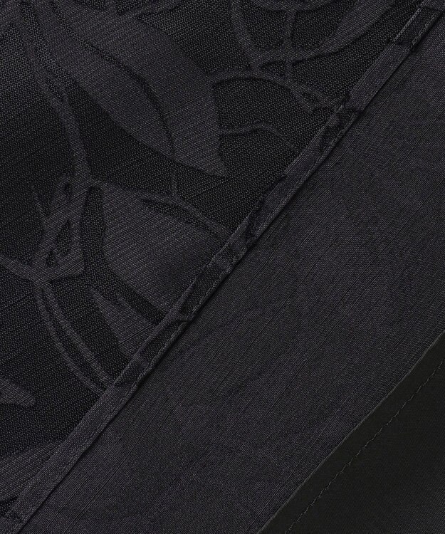 自由区 L 【カタログ掲載・セットアップ対応】フラワーオパールプリントブロッキング ブラウス ネイビー