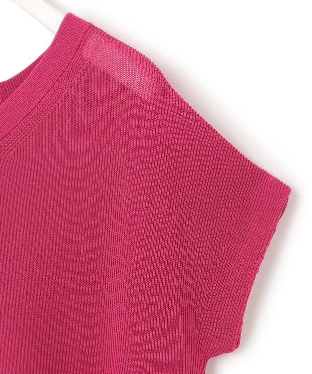 ICB 【洗える】コンパクトコイル 3wayサマーニット フューシャ系