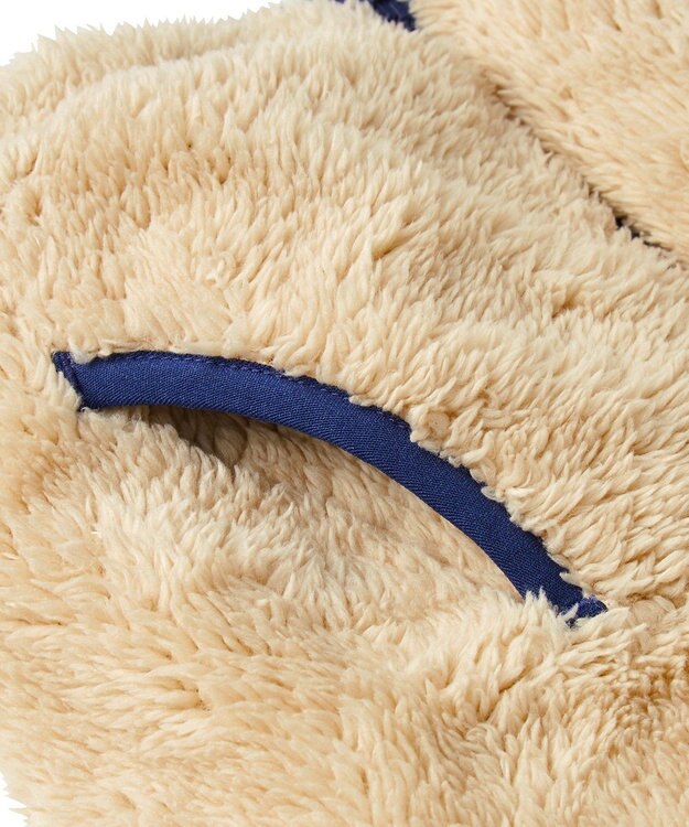 MIKI HOUSE HOT BISCUITS 【80-120cm】 裏ボアフリース リバーシブル総柄ジャンパー 紺