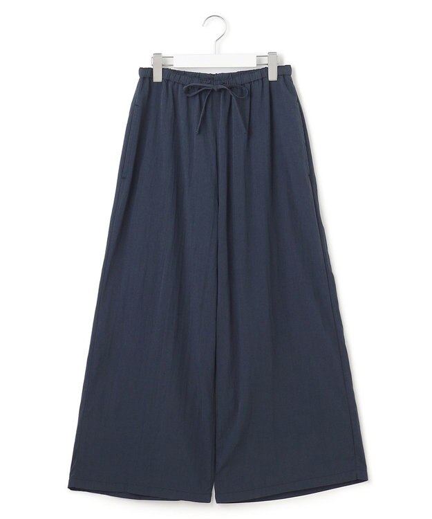 J.PRESS YORK STREET 【WOMEN】リラックスワイドパンツ ネイビー系