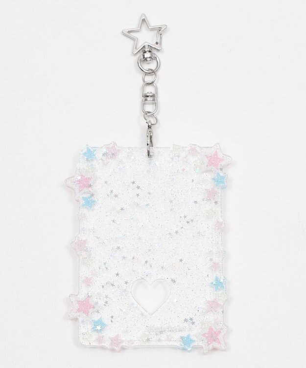 WEGO 【痛バ＆推し活】キラキラスターカードホルダーキーホルダー 柄1
