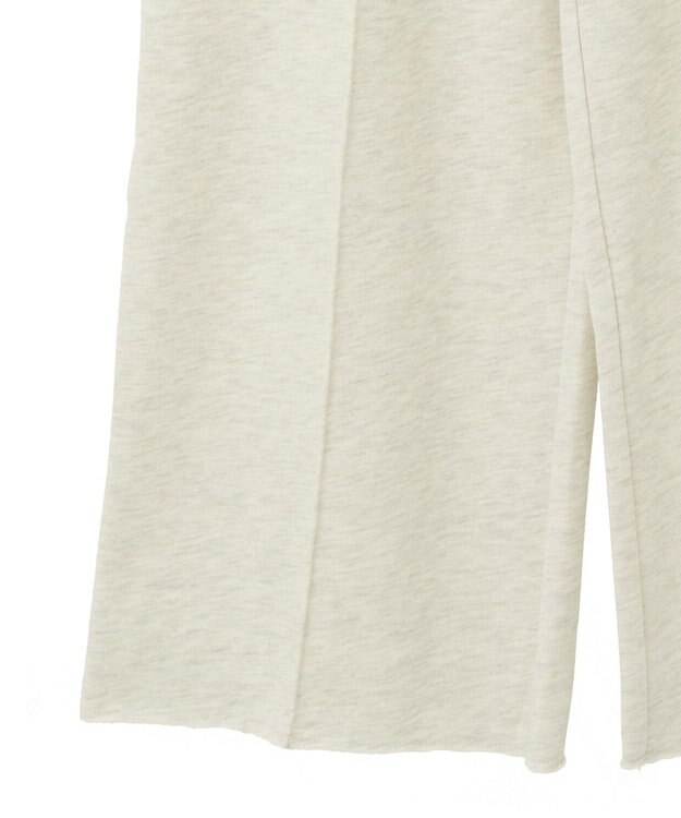 earth music&ecology センターシームタックスウェットパンツ Oatmeal