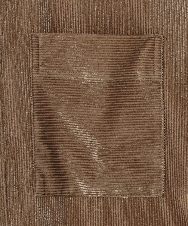 uncrave シアーベロアリブ シャツ ブラウン