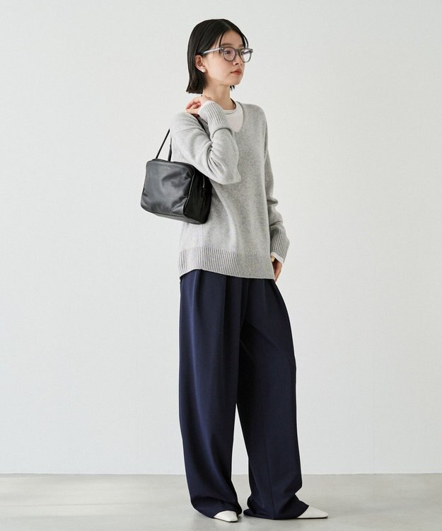 russet kuubo ボックストートバッグ(CE-1633) Black