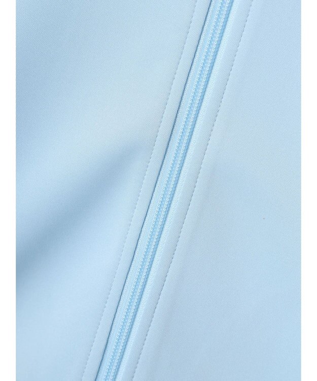 earth music&ecology スポーティー袖ラインブルゾン Sax