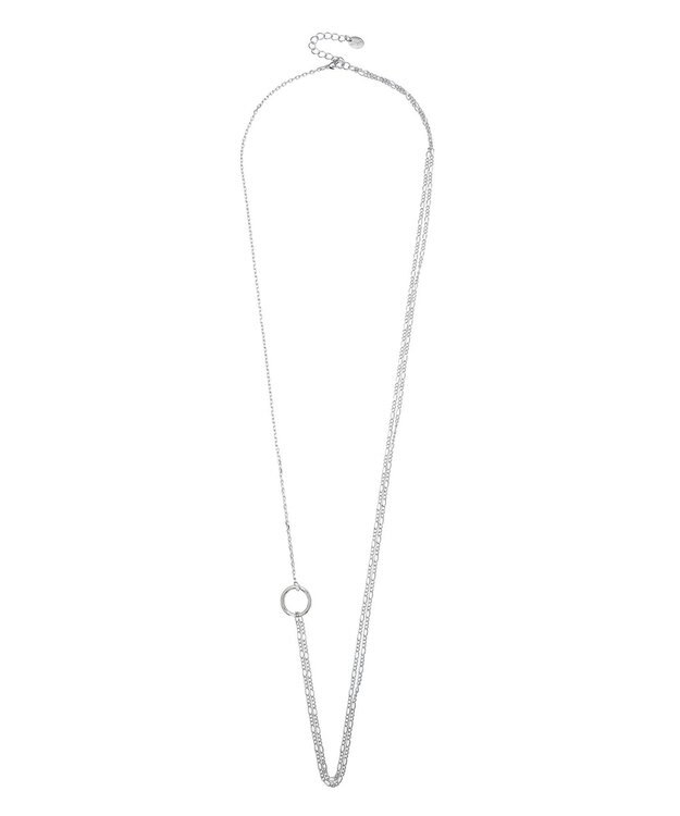 AMERICAN HOLIC ラウンドチェーンピッチネックレス Silver