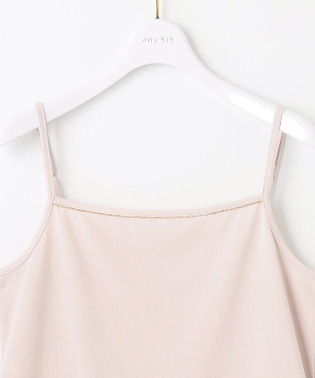 ANY SIS 【吸水速乾・UVケア・接触冷感】コンフォートジャージー キャミソール ピンク系