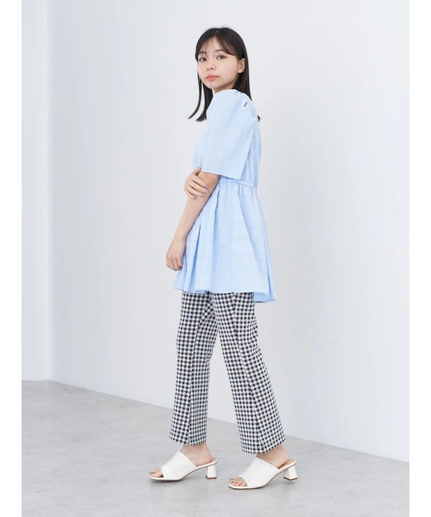 earth music&ecology スクエアネックチュニック Sax