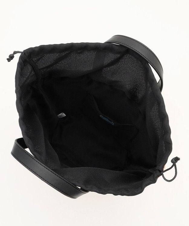 組曲 スパンコールカゴバッグ ブラック系