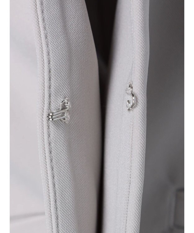 Green Parks ｅｆ－ｄｅ　ストレッチツイルカラーレスジャケット Gray Beige