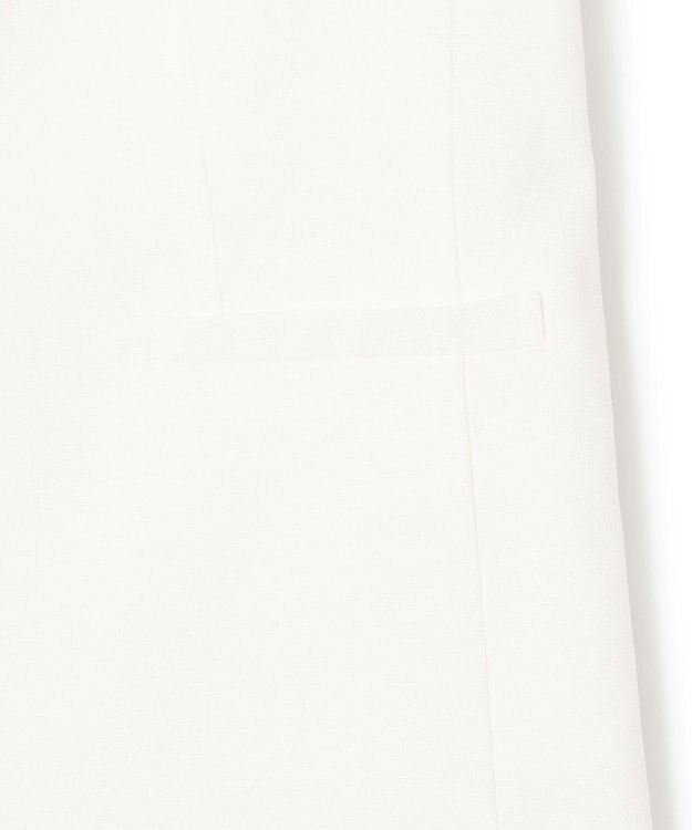 23区 【先行予約】アイアスマットストレッチ ノーカラージャケット ホワイト系