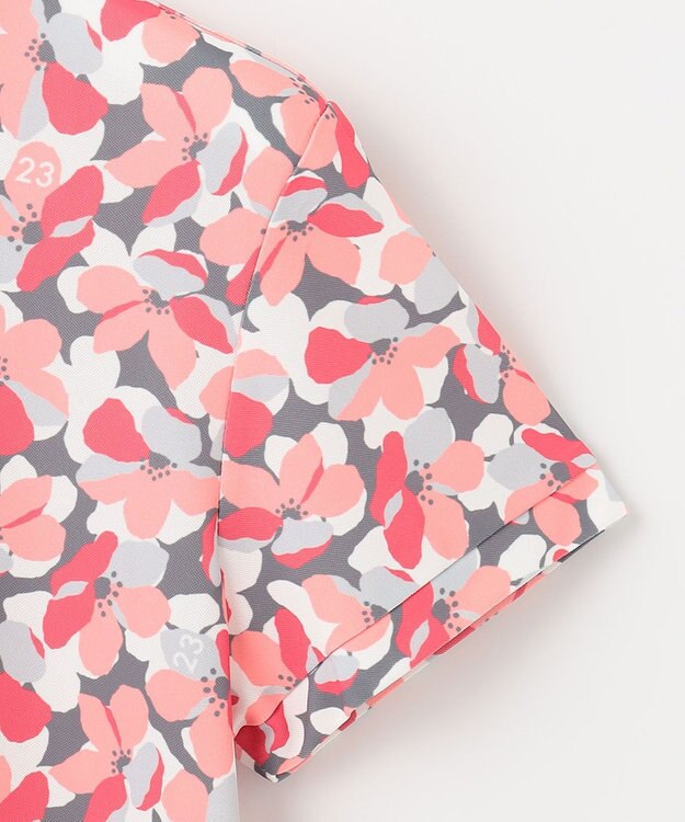 23区GOLF 【WOMEN】【吸水速乾・UVケア】ＳＡＫＵＲＡモチーフプリント 半袖シャツ ピンク系5